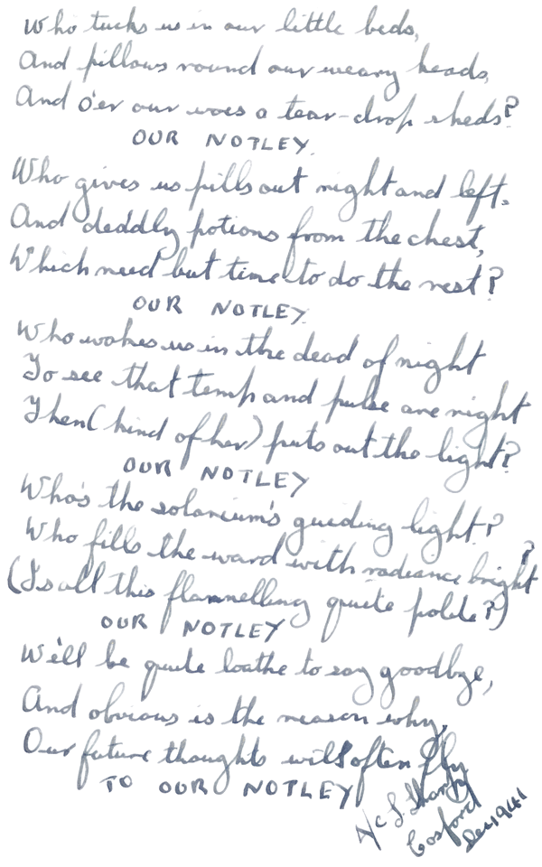 OUR NOTLEY, page 32 — A.C.J. Stanley, Cosford, December 1941