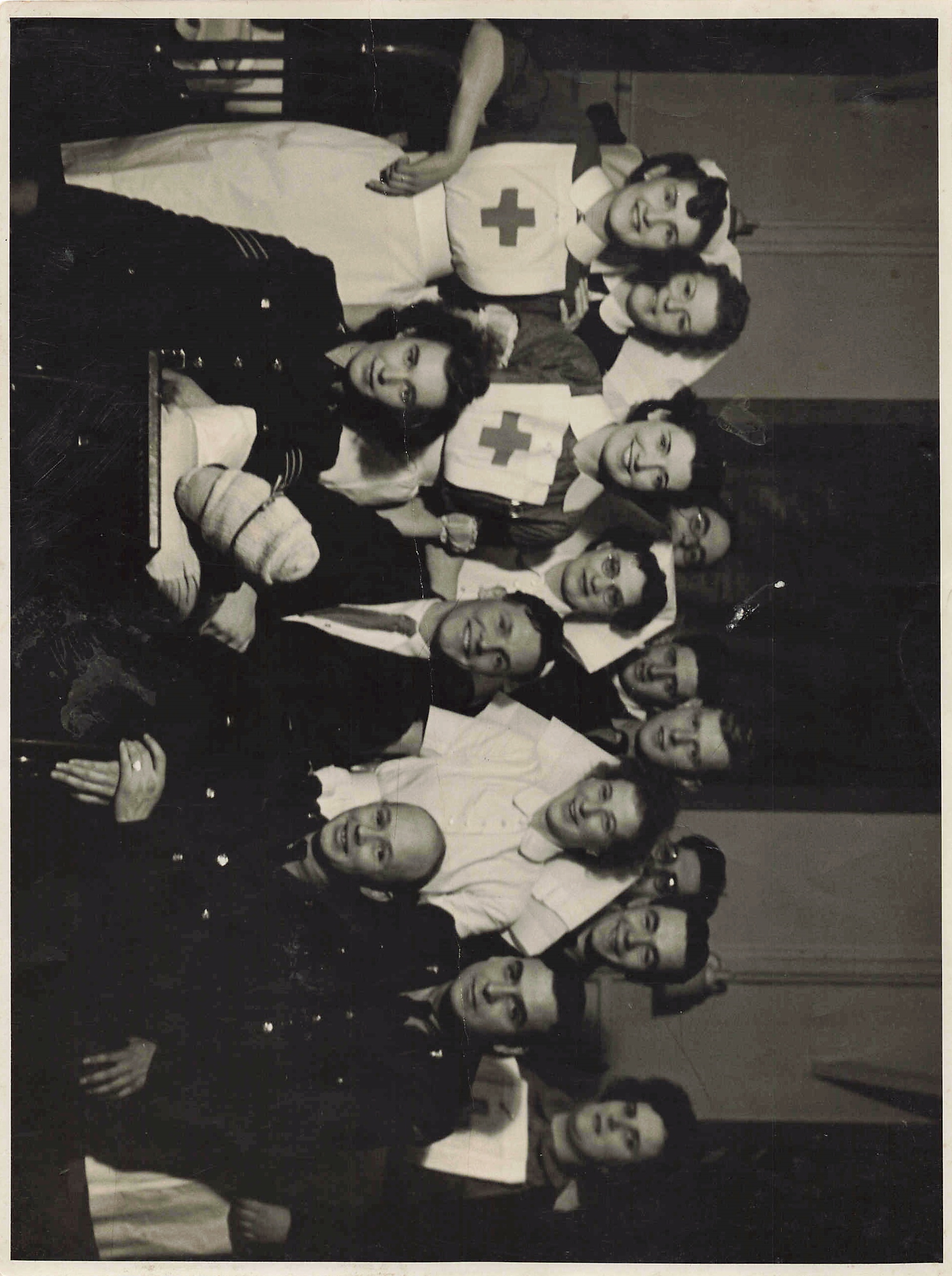 Ward party, nurses and service personnel